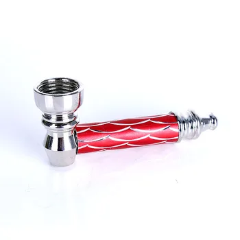 

1PCS smoking metal pipe cigarette herb tobacco pipe for smoking