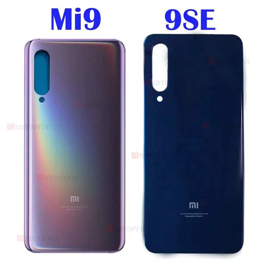 Новинка Крышка батарейного отсека для Xiaomi Mi 9 Mi9 Explore Задняя стеклянная панель