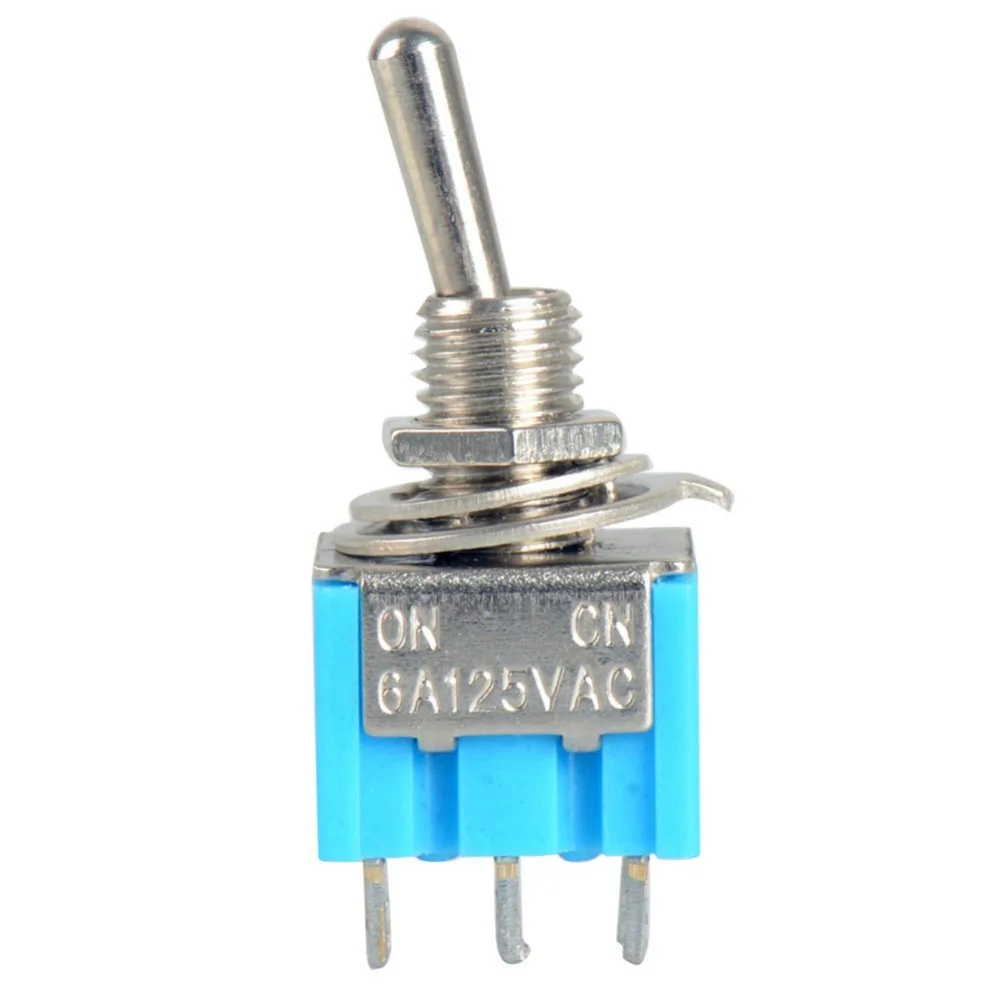 5 шт. синие 6 контактные миниатюрные переключатели DPDT ON Mini 6A125VAC|switch switch|switch toggleswitch