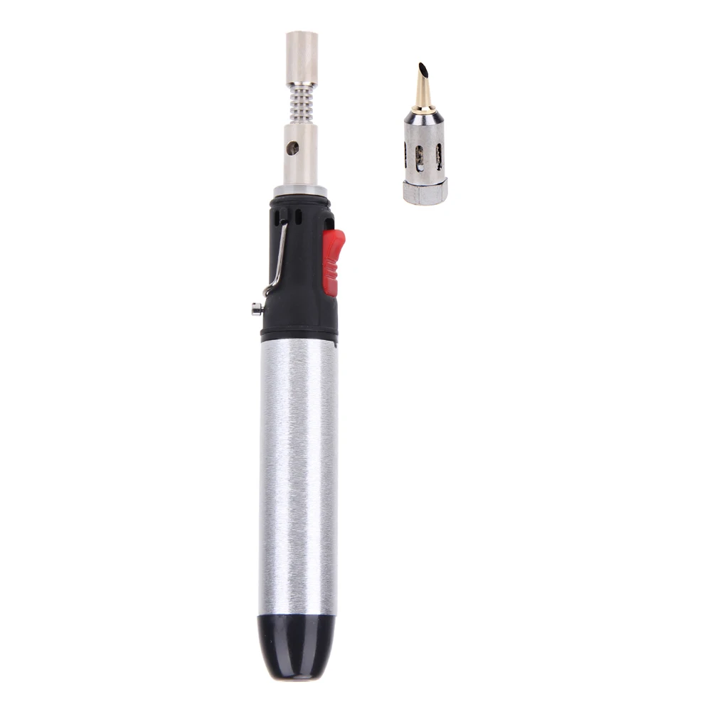 

Flame Butane Gas Soldering Iron 12ml Filling Capacity Heat Gun Welding Pen Torches Tool 1300 Degree Portable Welding Equipment