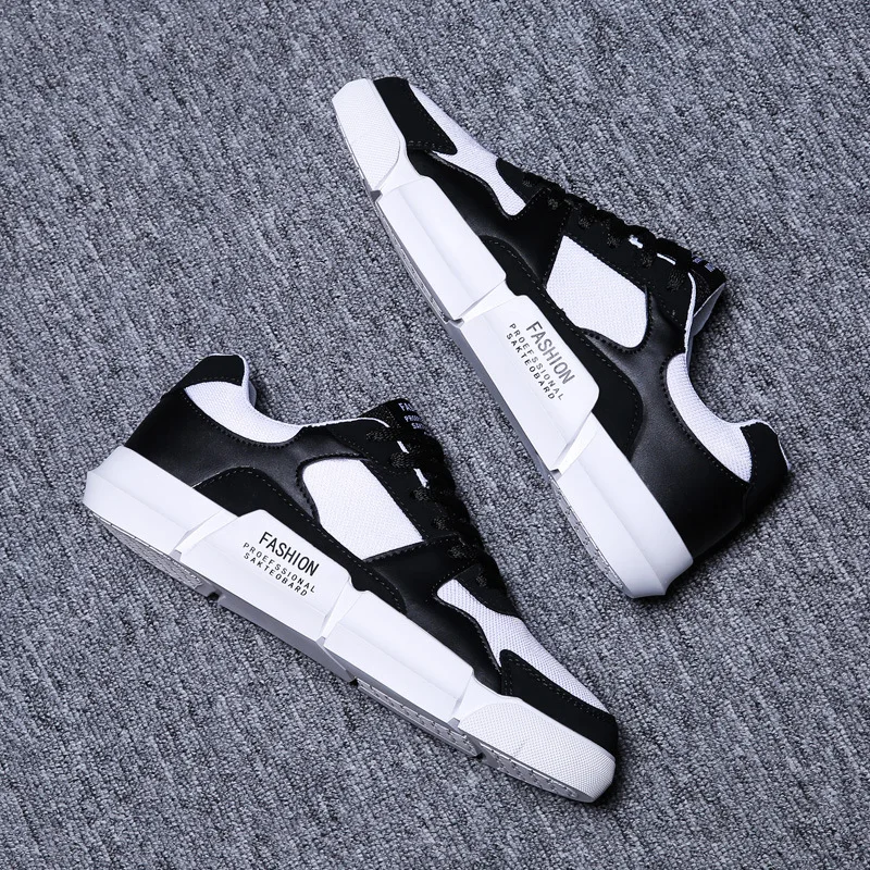 

JINBEILEE 2019 New White Running Shoes Spring Casual Men's Sports Wind Single Shoes Fashion Breathable Flat Bottom Travel Shoes