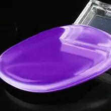 1000 шт Горячая красочные синий розовый SiliSponge блендер для макияжа силиконовая губка