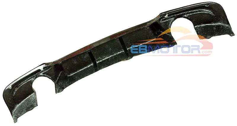 Big Fins Real Carbon Fiber Diffuser For BMW 3-Series 323i 325i 328i 335i Sedan 06-11 B197