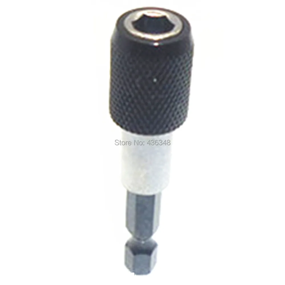 

1/4" Hex Shank Quick Release Electric Drill Magnetic Screwdriver Bit Holder 60mm Screw Driver Extension Bit Quick Release Holder