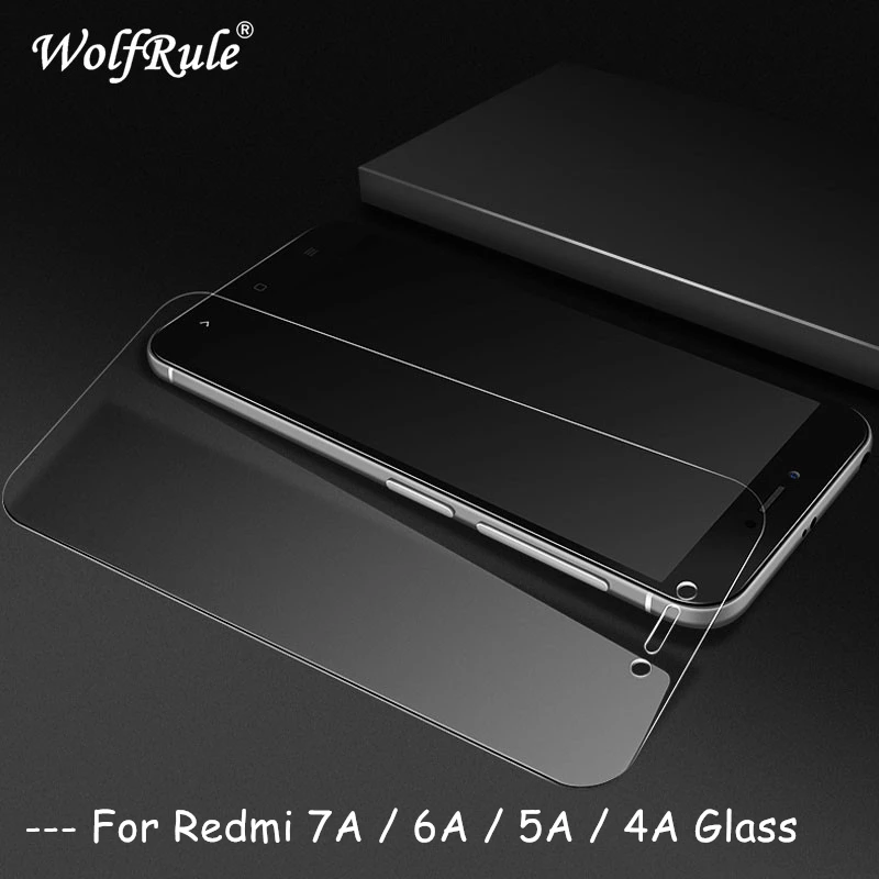 

2PCS Screen Protector Glass Xiaomi Redmi 7A Tempered Glass For Xiaomi Redmi 7A Glass Anti Scratch 9H Film Redmi 7A 5.45"