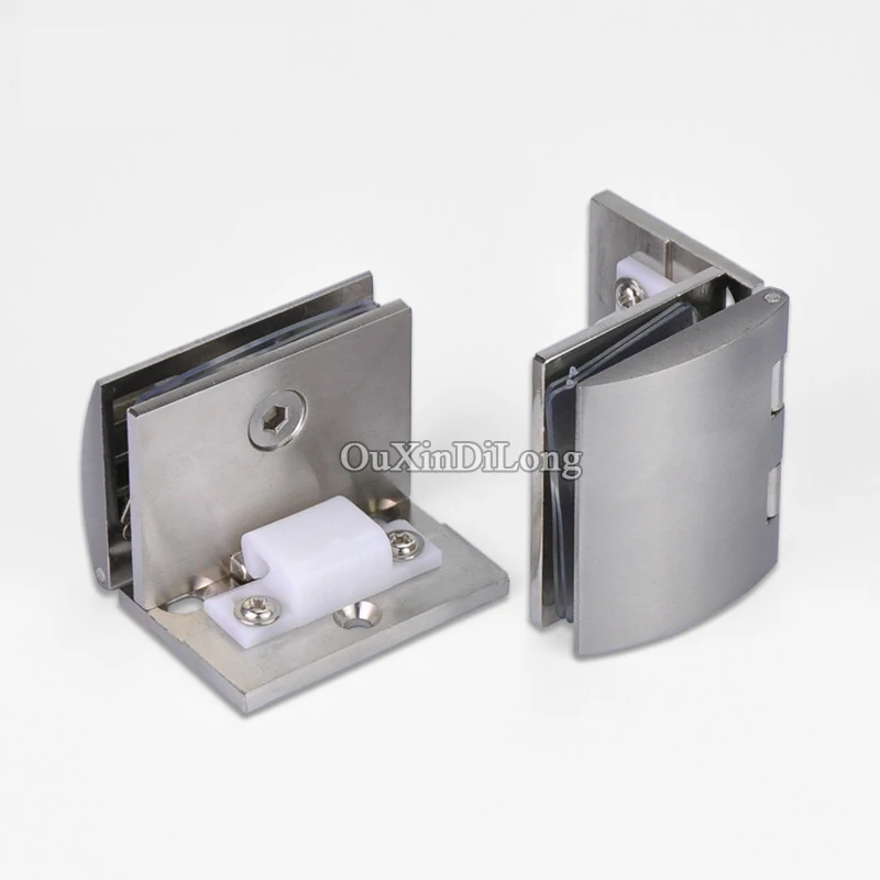 

Hotsale 4PCS Glass Cabinet Door Hinges Wine/Display Cabinet Door Hinges for Cabinet Cupboard Glass Clamps Opening Diameter 12mm
