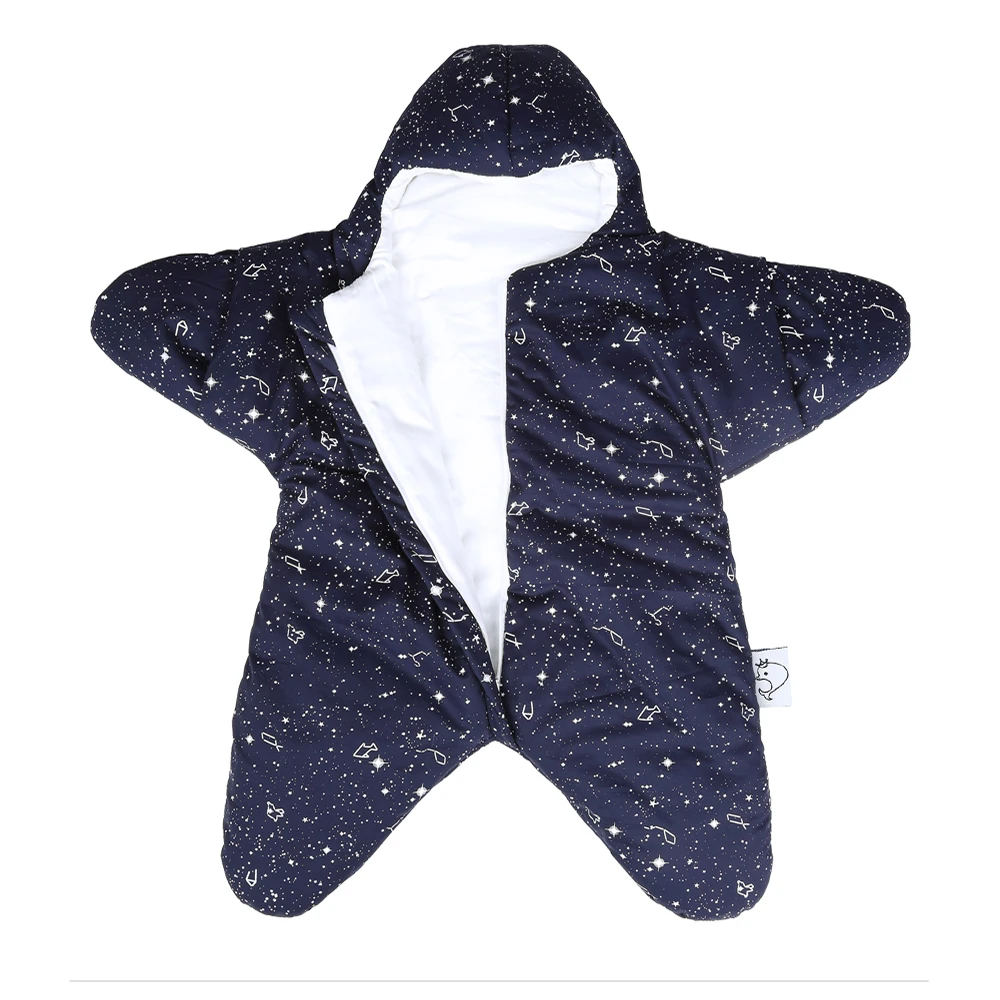 Островная бренда 0-8 м Star Созвездие зимние теплые новорожденных Коляски спальный мешок для новорожденного младенца хлопка спальный мешок