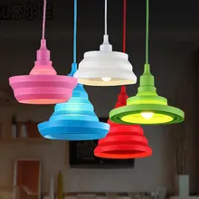 Modern Home Lighting Fixture Vintage Lamp for Living Room Lustre Suspension Colorful Retro Luminaire Led Silicone Dining Light