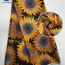 LIULANZHI африканская шелковая ткань Африканская шелковая ткань многоцветный высокое качество Новое поступление 5 ярдов NLL01-19