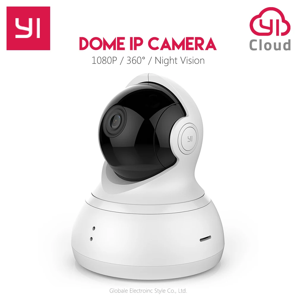 

Origianl Xiaoyi YI Wireless Dome IP Camera 1080P Full HD Cloud IP Security Surveillance System 360 Degree Night Vision