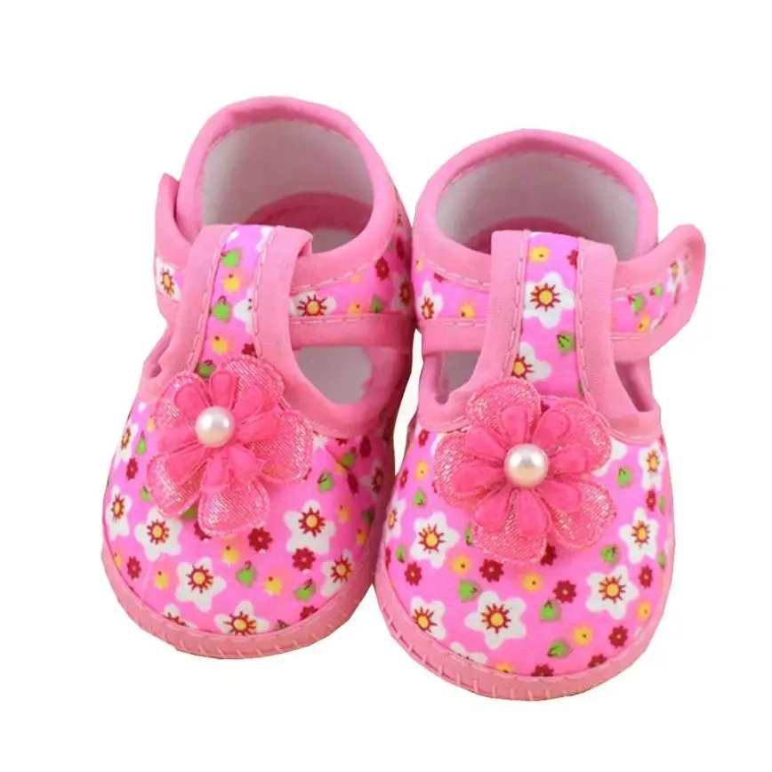 

ARLONEET Baby Shoes Girl Boy Soft Bowknot Cololrful Flower Boots high quality Kids Cloth Crib shoes 2018