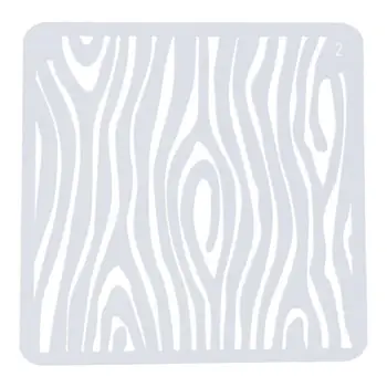 

Ripple Pattern Hollow Stencils for DIY Scrapbooking Plastic Template Photo Album Journal Drawing Painting Craft Card Pochoir