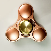 Титановый Спиннер-Спиннер металлический EDC ручной Спиннер для пальцев сделанный фокус Красочные антистрессовые игрушки для друзей SL160