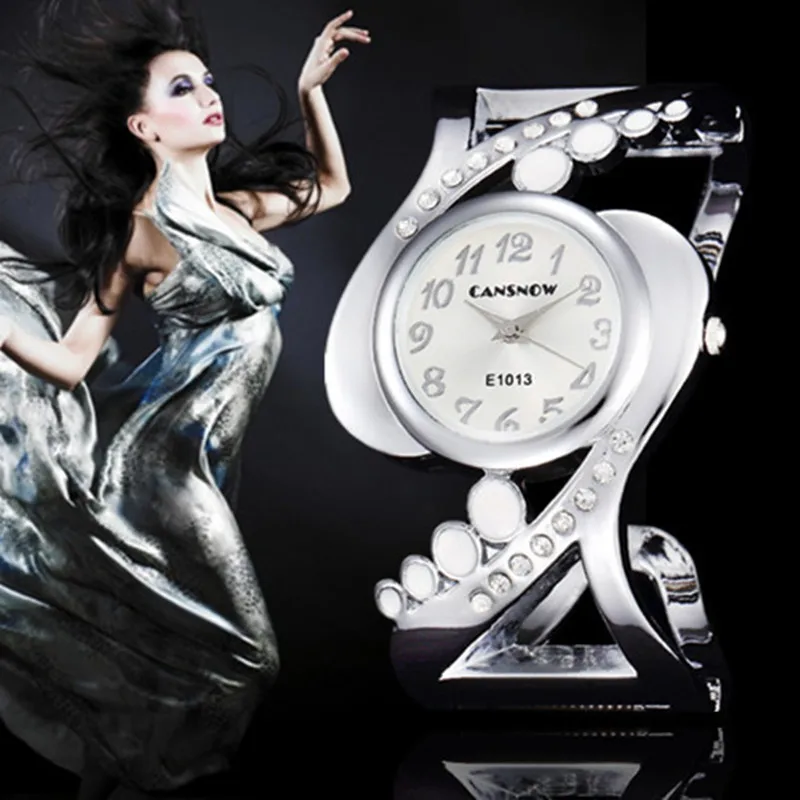 

2019 New Fashion Women Watch Elegant Dress Rhinestone Gold Silver Female Casual Wristwatches Watch Lady Watches relogio feminino