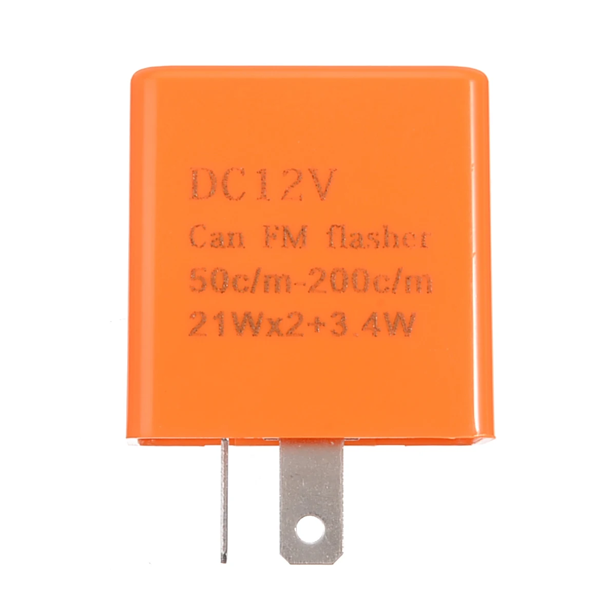1PC 12V 2Pin Motorcycle Adjustable LED Flasher Relay Turn Signal Indicator Blinker Fast/No Flashing Repairing Relay For Honda
