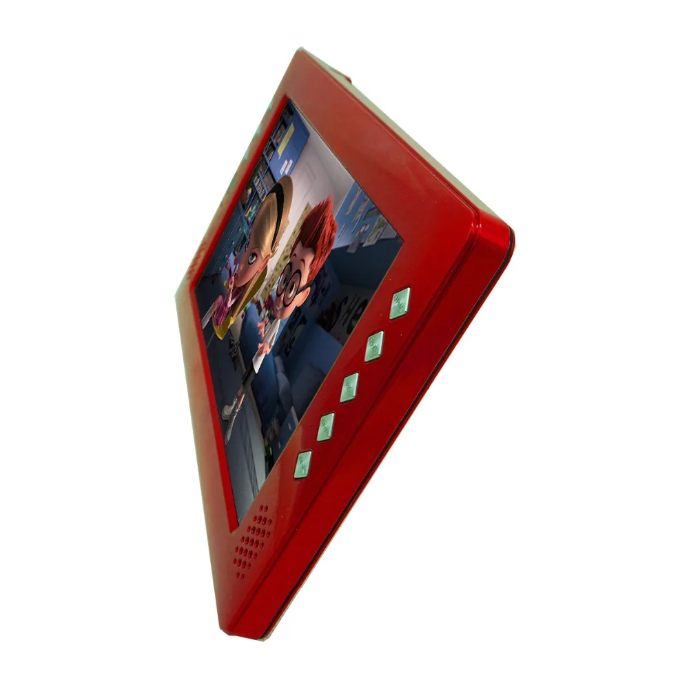 

Factory price! DVB T2 in one TV ! 9 inch rechargeable battery H.264 USB HD out multi-language OEM mini digital portable tv!