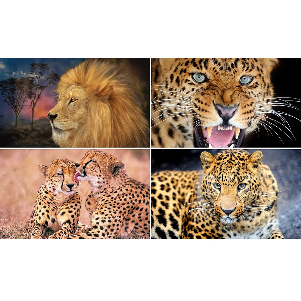 

Diamond Painting Cross Stitch Deco - 3D Full Square Animal Rhinestones Diamond Painting 5D Embroidery Home Drawing Craft