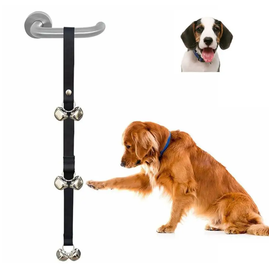 Дверные колокольчики из нержавеющей стали для дрессировки собак и домохозяйки, дверной звонок 2JU30