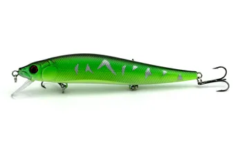 

HENGJIA 10PCS 14CM-23G isca artificial 3d minnow fishing lure carp fishing Tackle Pesca peche Swim bait 2016 fishing Wobbler