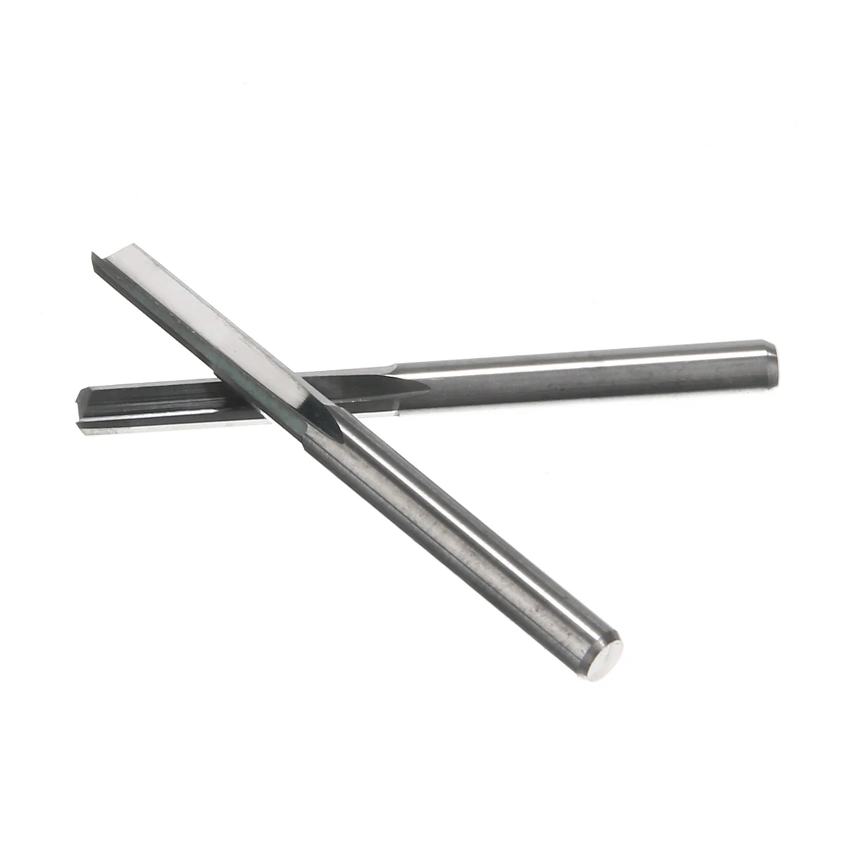 10pcs 2 Flute CNC Router Bits 3.175mm Straight Slot Tungsten Steel Milling Cutter for Wood MDF Plastic
