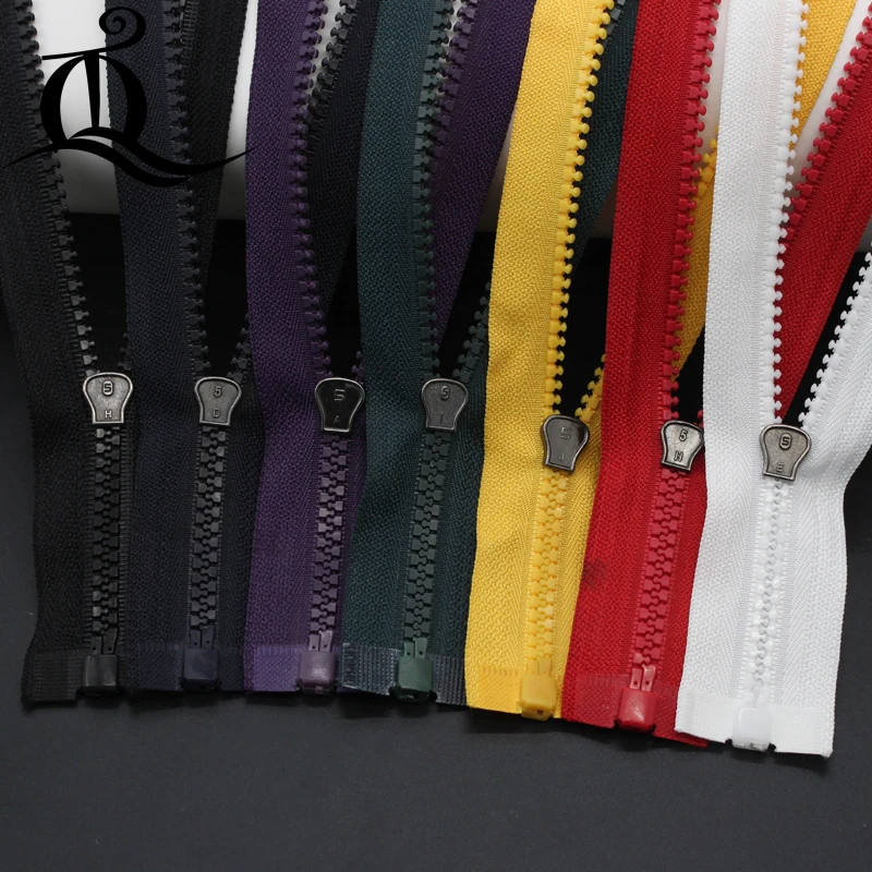 

End-open hot 40-100cm mix color resin Zipper 1pcs 5# DIY Coil Zipper For Sewing Cushion/Back Tailor Tools,clothing accessories