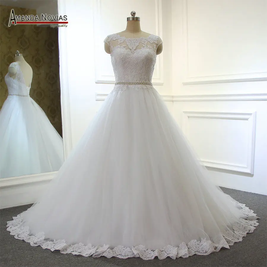 Simple But Elegant Cheap High Quality Wedding Dress Amanda Novias