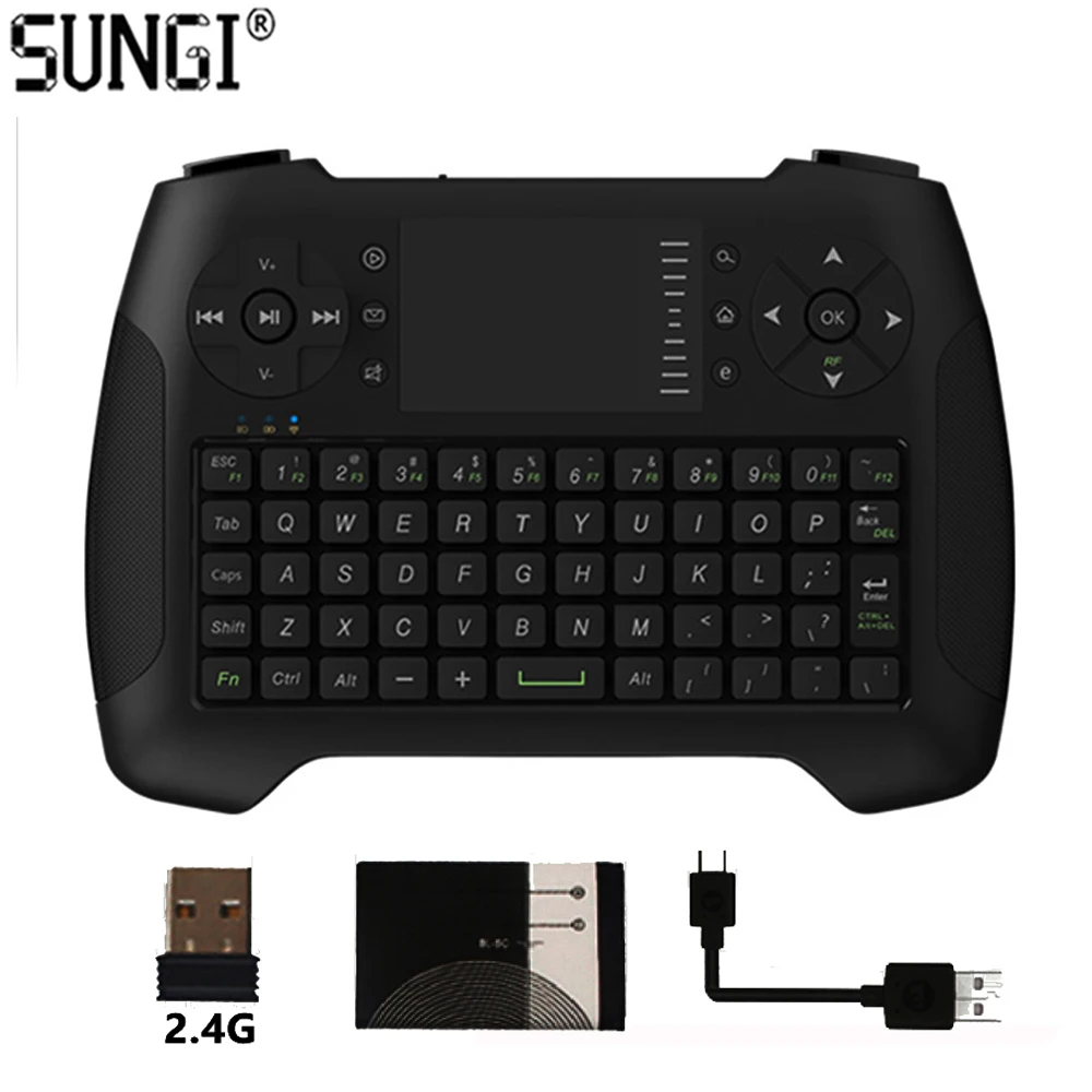 SUNGI Высококачественная T16 английская/испанская 2 4G сенсорная клавиатура