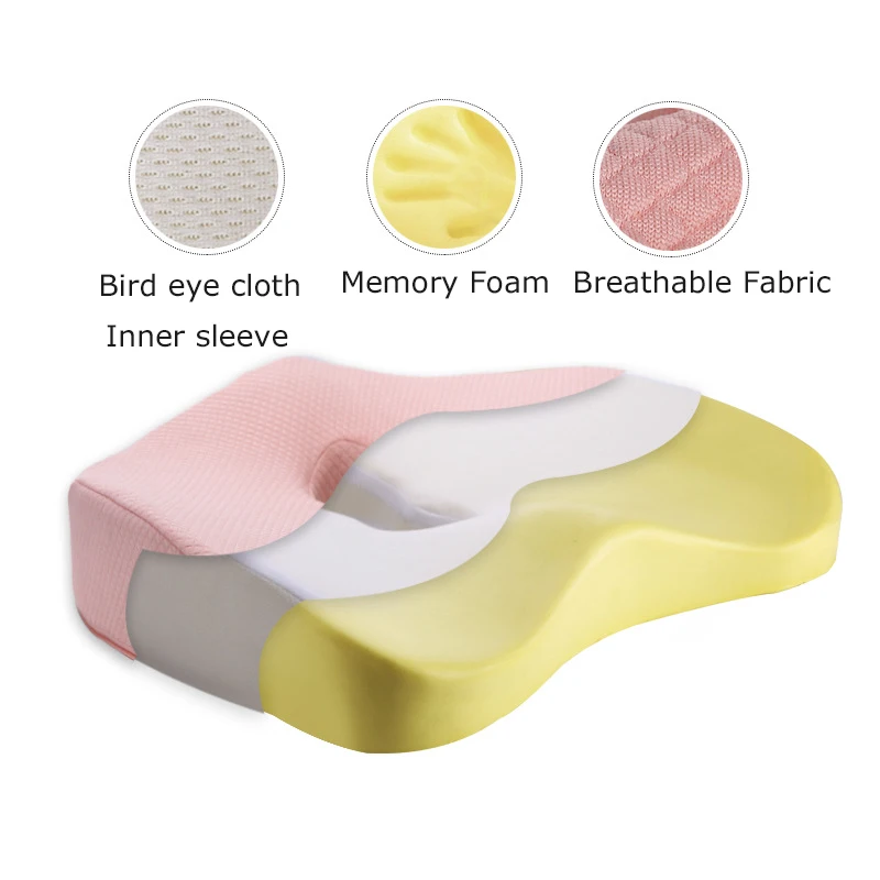 L034-.Orthopedic Memory Foam Seat Cushion for Chair Car Office Home Bottom Seats Massage Cushion for shaping Sexy Buttockjpg (5)