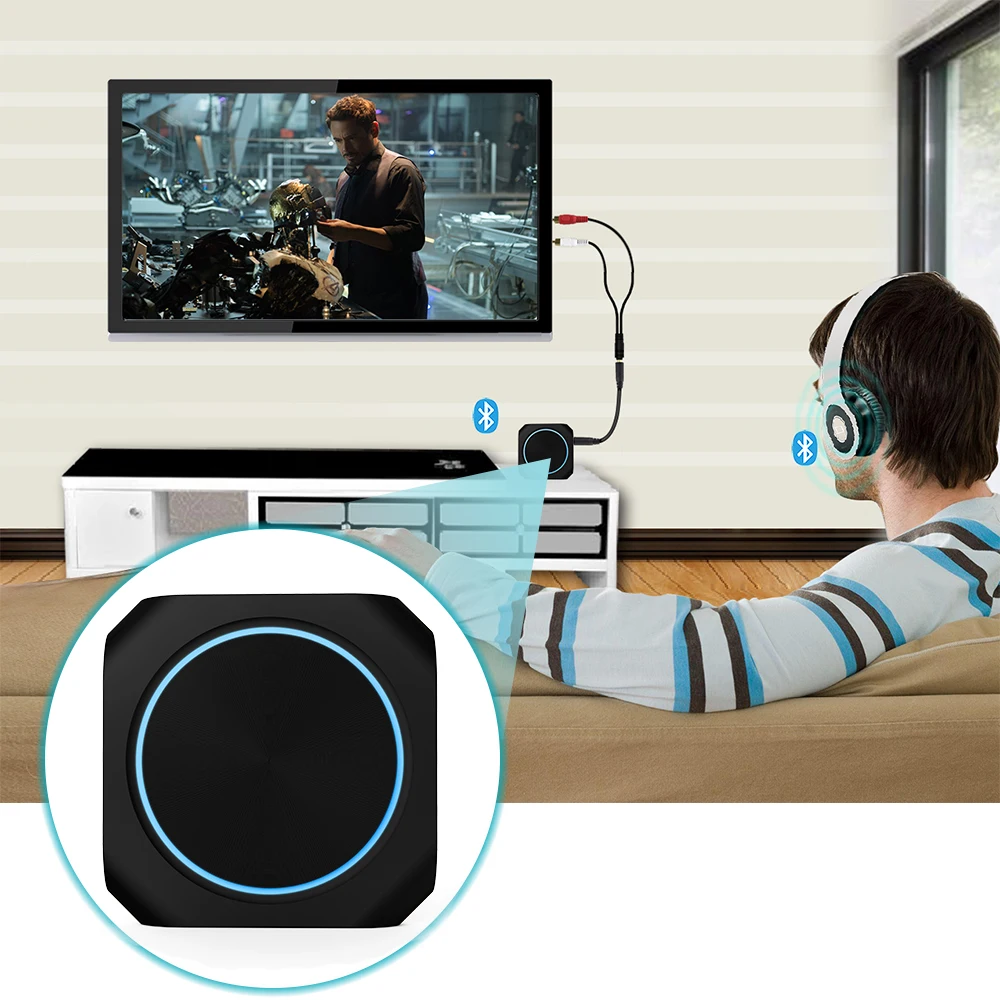 Zoweetek 420 Bluetooth 4 1 новый черный беспроводной стерео передачи и аудио приемник