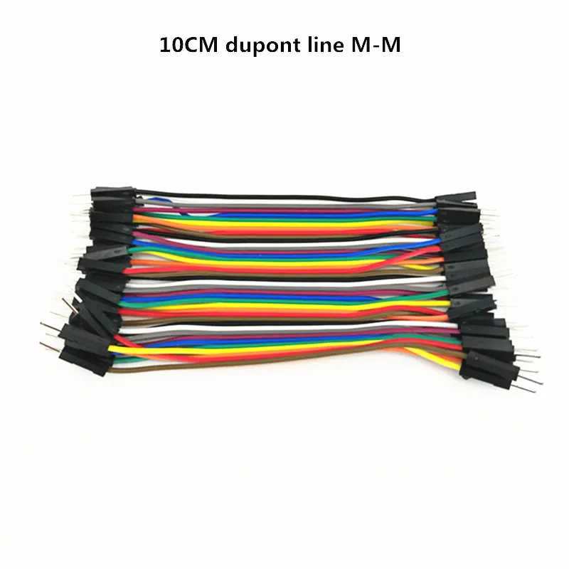 400pcs 10cm Dupont line Male to Male Jump wire Dupont cable M-M dupont line for diy bread board For arduino