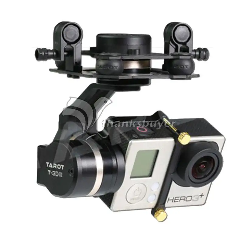 Модернизированный Tarot TL3T01 3 осевой бесщеточный карданный PTZ для камеры GOPRO 4 + Gopro3 FPV