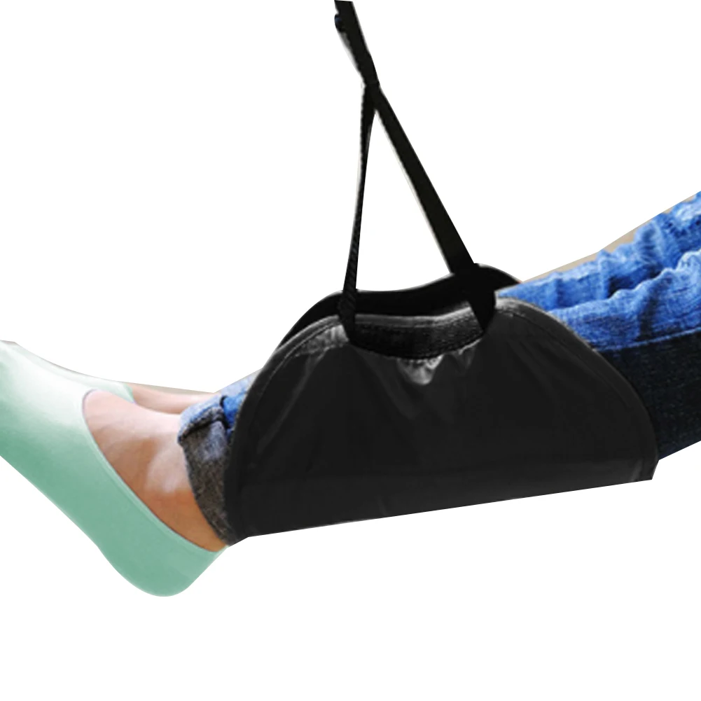 

Comfy Foot Hammock Portable Office Travel Airplane Footrest Premium Memory Foam Foot Resting Hammock Outdoor & Indoor Swing