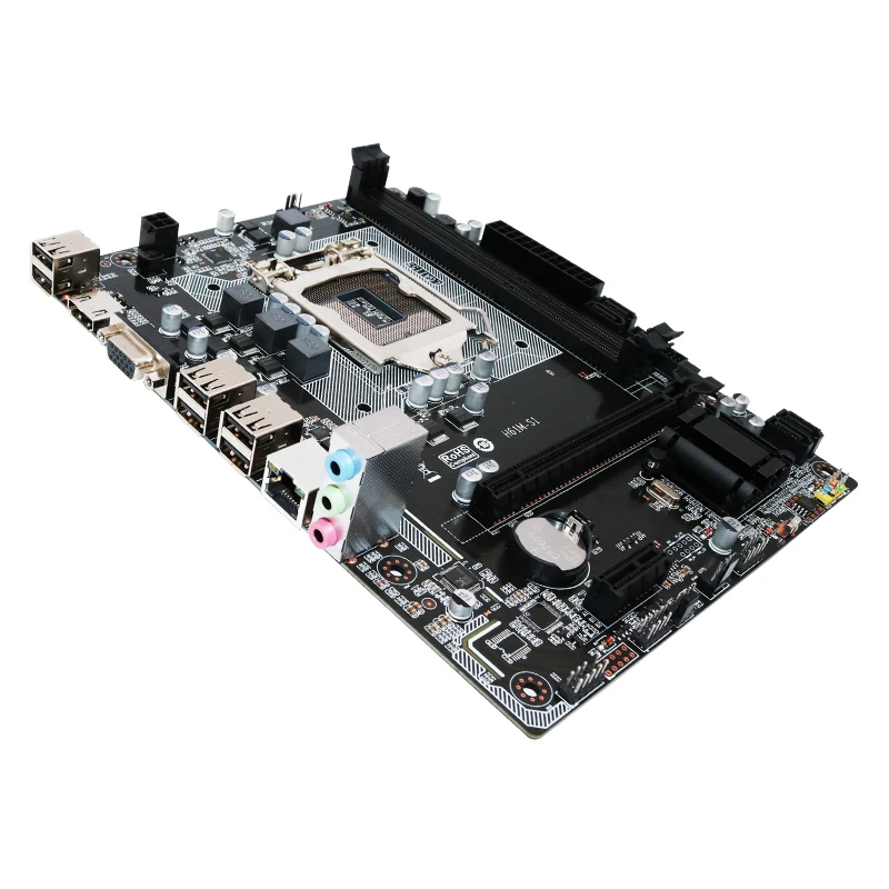 Ongy H61 материнская плата LGA 1155 DDR3 ПАМЯТЬ 16 Гб Micro-ATX SATA VGA основная плата USB HD аудио процессор 16G ddr 3 Intel i3 i5 i7