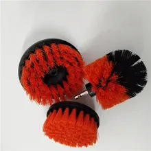 3 шт./компл. ручной инструмент набор желтый насадка в виде щетки мощность сверло кисточки чистый используется на электрические сверла для ковра