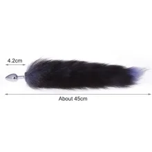 Tapón de acero inoxidable Faux Fox cola tapón de juguete regalo Día de San Valentín juguete divertido(China)