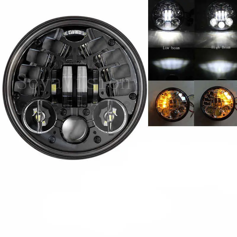 1 5.75 inch headlight Daymaker for Harley Davidson motorcycle (C2_