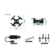 3 CM FPV Drones with Camera HD 4 CH Dron 2.4G RC Quadcopter Micro Drone Quadcopter Wifi 6 Axis Helicoptero Camera Wifi Drone