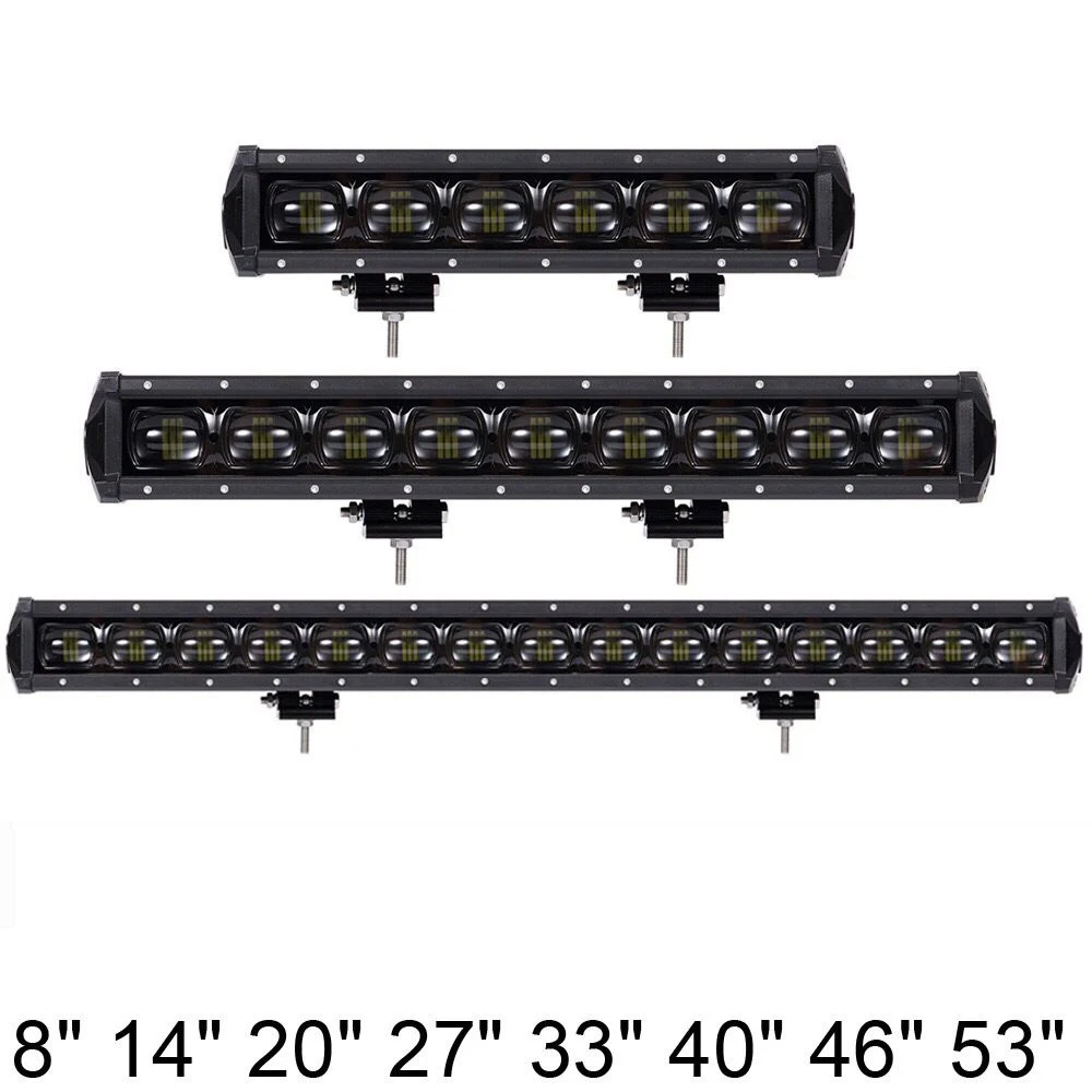 6D Lens 30W 60W 90W 120W Single Row Led Light 4x4 Offroad Bar For Off road 4WD Truck 12V 24V Trailer Waterproof LED Work Light (16)