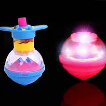 1 шт. креативные забавные светящиеся Peg-Top гироскоп вспышка гироскоп светящаяся детская игрушка светодиодный Спиннинг-Топ Классические игрушки-подарки
