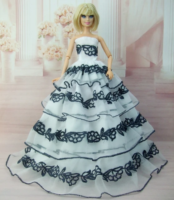 Costume De Mariée Pour Poupée Barbie, Fait À La Main, Avec Chemise Blanche,  Vêtements Pour Poupée Barbie Ken - Poupées Accessoires - AliExpress