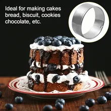 

3 Pcs Adjustable Round Stainless Steel Round Circle Cookie Mousse Cake Ring Cake Gum Paste Mould Layer Slicer DIY Cutter Mold