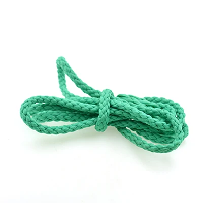 4 мм 30 цветов высокая прочность ручной работы для дома DIY веревка из полиэфирного волокна шнуры для дома аксессуары для ремесленных проектов - Цвет: green 204