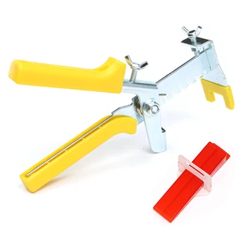 

100Pcs 1Mm Leveling Wedges Tile Levelling Spacers Clips Flooring Tiling Tool For Suit Household System Floor Tile Kits Tools