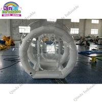 Transparent PVC Inflatable Dome Camping Tent 3m Inflatable Bubble Lodge Tent With 2m Trance Frame Tube 2