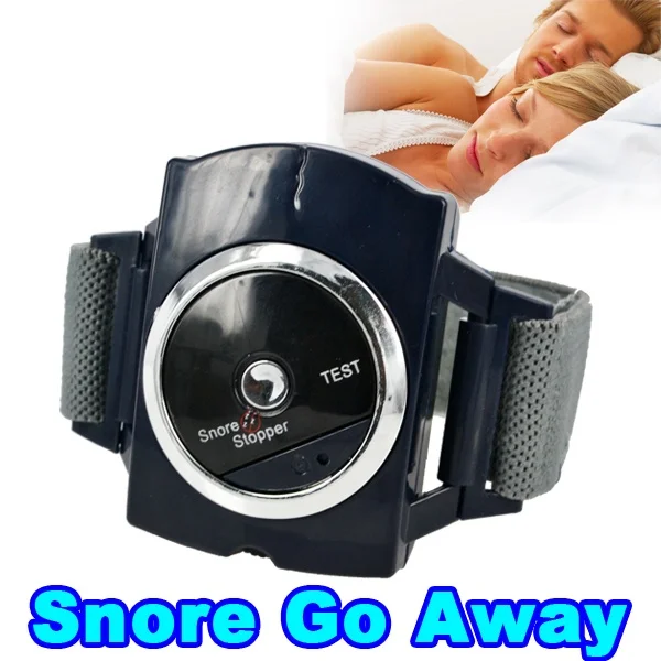 

Smart Black Infrared Intelligent Anti Snore Wristband Watch Cessation Cure Solution for Pure Sleeping Night Guard Aid
