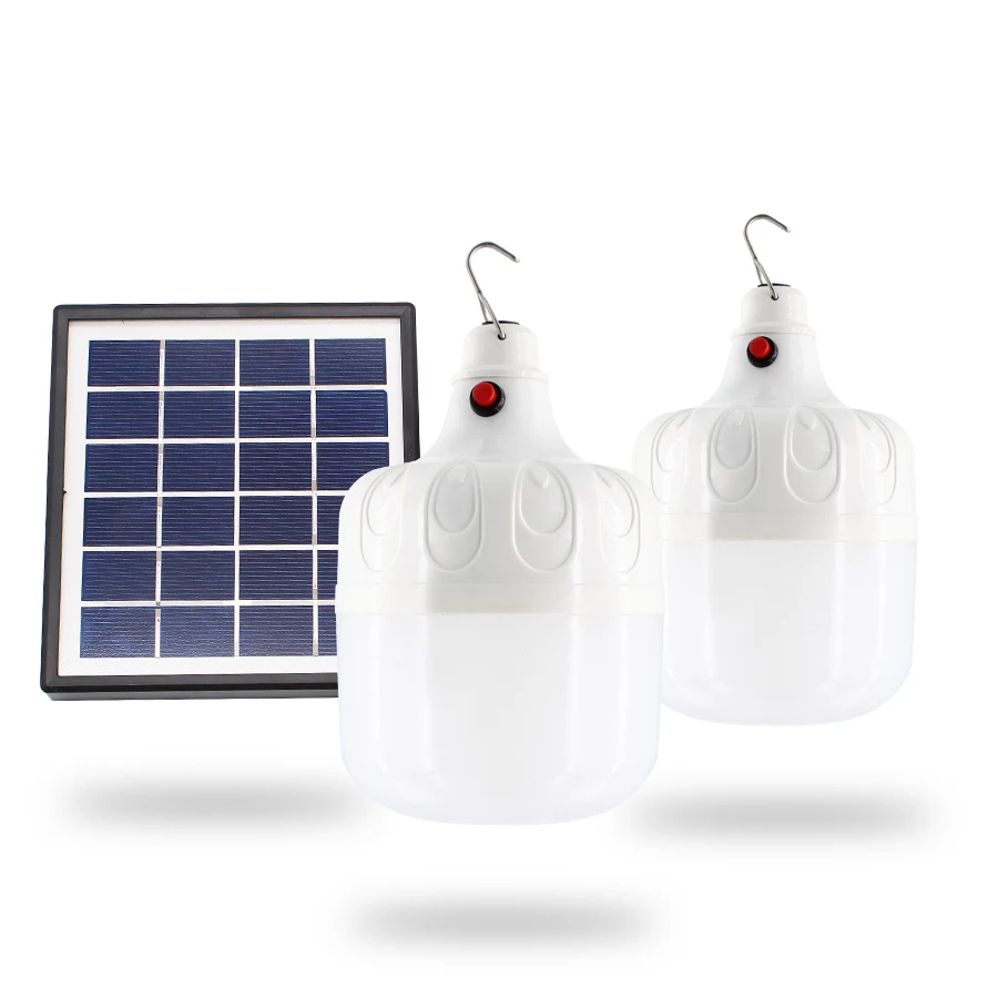 

DC 5-6VUSB Charging Dual-purpose Bulb USB LED Solar Bulb Solar Outdoor Camping Adventure Lighting Household Emergency Lamps