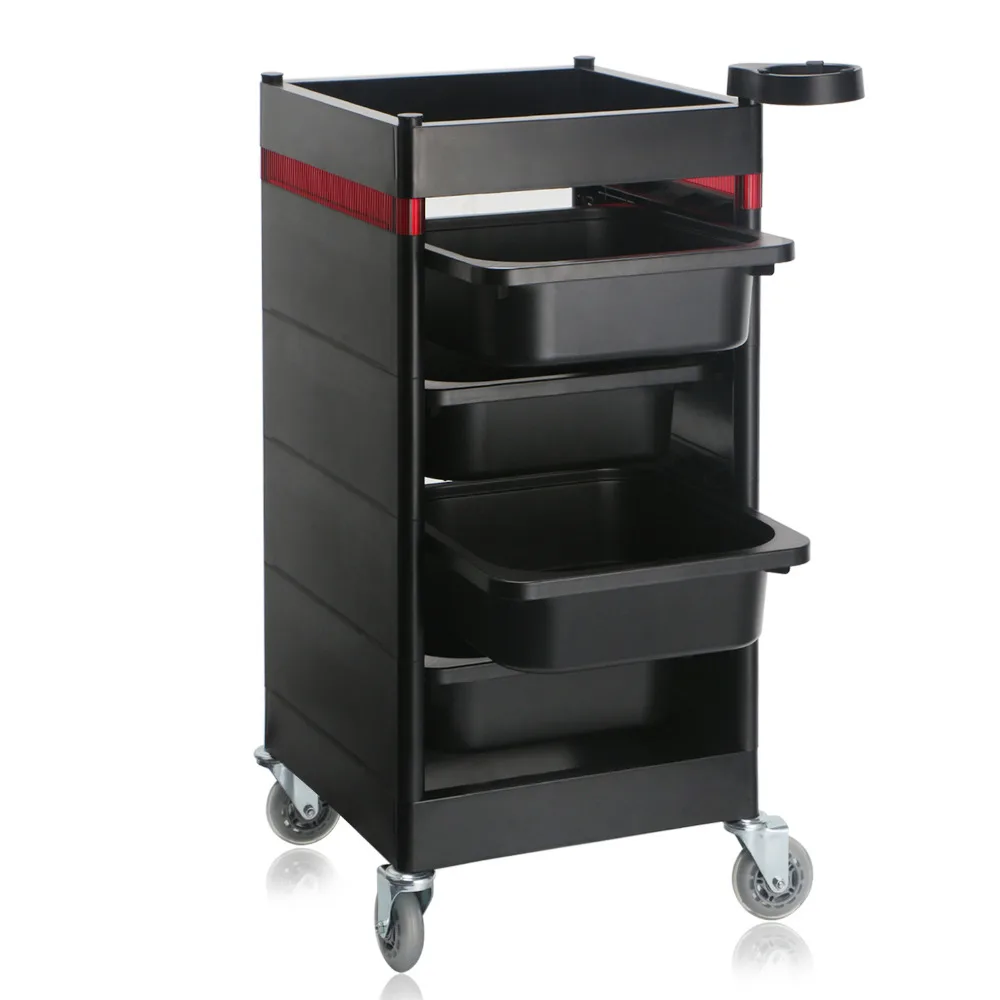 Storage Containers Utility Cart for Beauty Salon Spa Barber Shop Drawer Organizer Trolley with Casters for