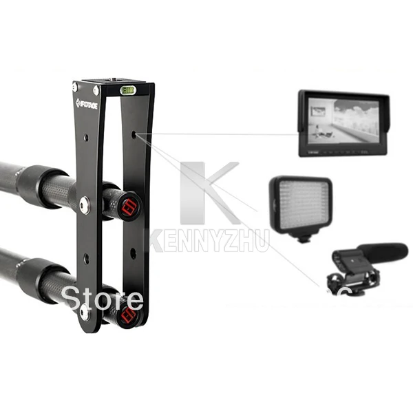 Pro портативный мини углеродного волокна кран стрела рычаг Steadicam 4ft для видео