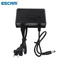 ESCAM Питание AC DC зарядное устройство адаптер 12 В 2A ЕС США штекер водонепроницаемый открытый для монитора CCTV CCD камеры безопасности