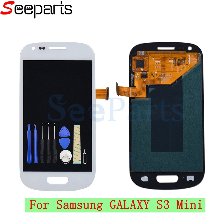 For Samsung Galaxy S3 Mini i8190 I8190N I8195 i8200 LCD Display Touch Screen Phone Digitizer Assembly S3 Mini Replacement Parts
